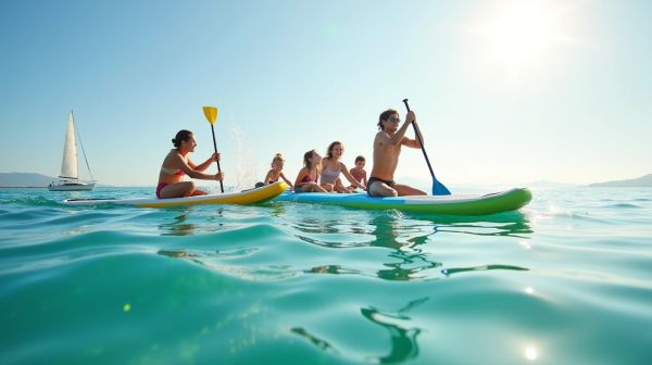 Aufblasbare SUP für kinderfreundliche Abenteuer mit der Familie