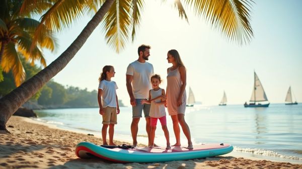 Aufblasbare SUP für kinderfreundliche Abenteuer mit der Familie