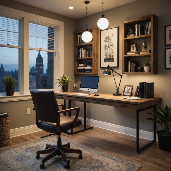 Welche energieeffizienten Optionen gibt es für die Beleuchtung eines Homeoffice?