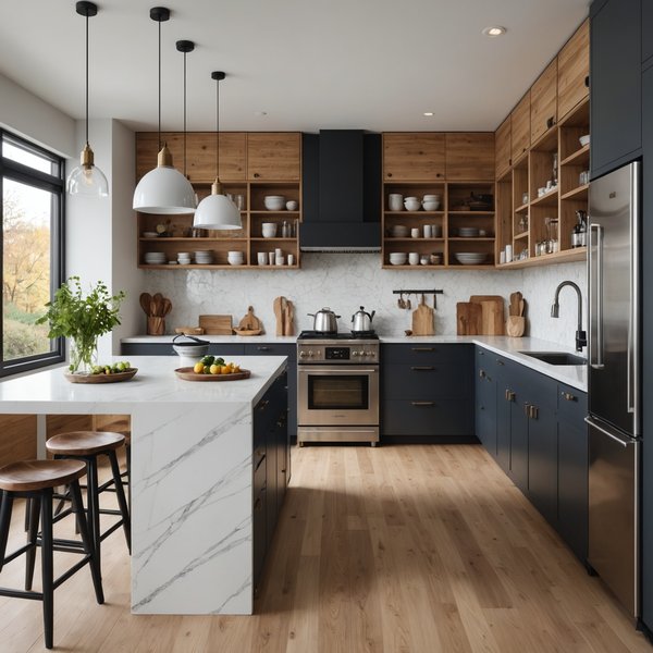 Wie gestaltet man eine Küche, die sowohl für Hobbyköche als auch für den täglichen Gebrauch geeignet ist?